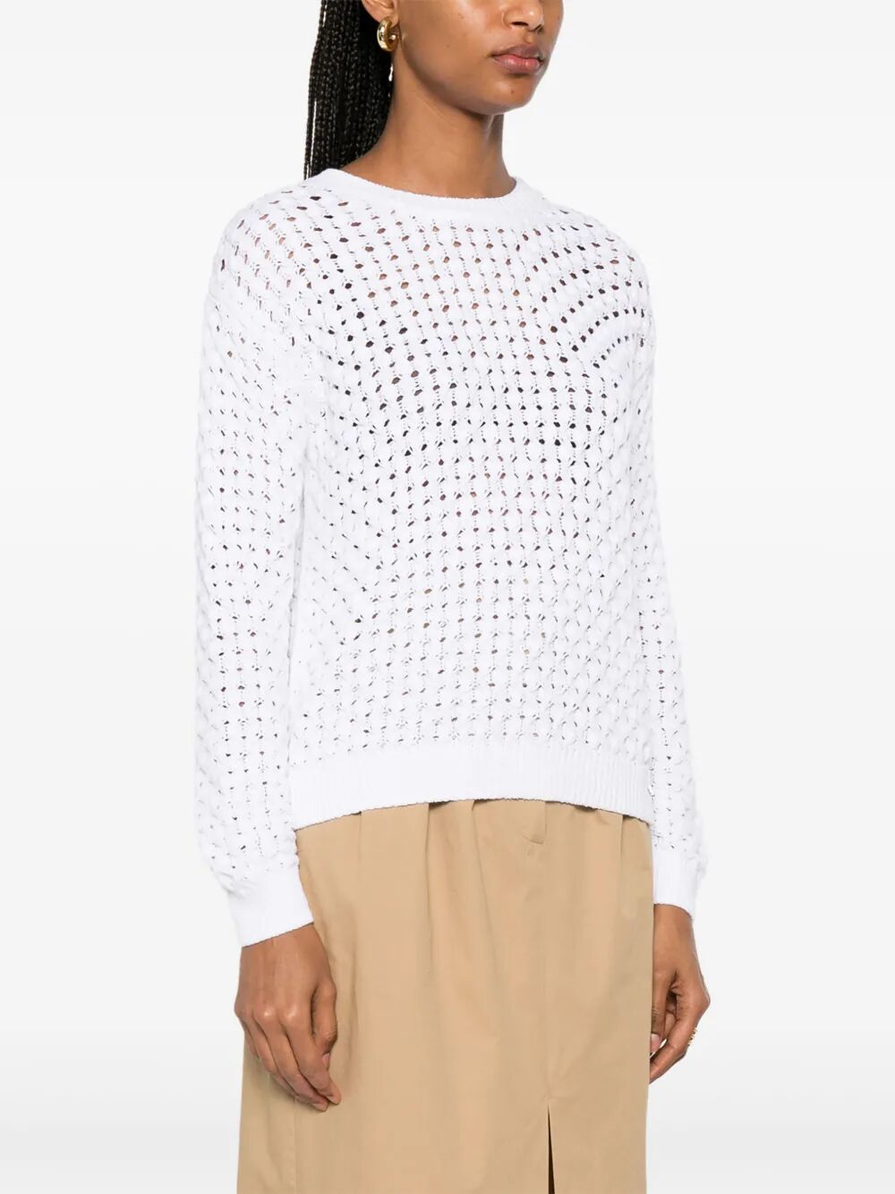 OPEN-KNIT SWEATER