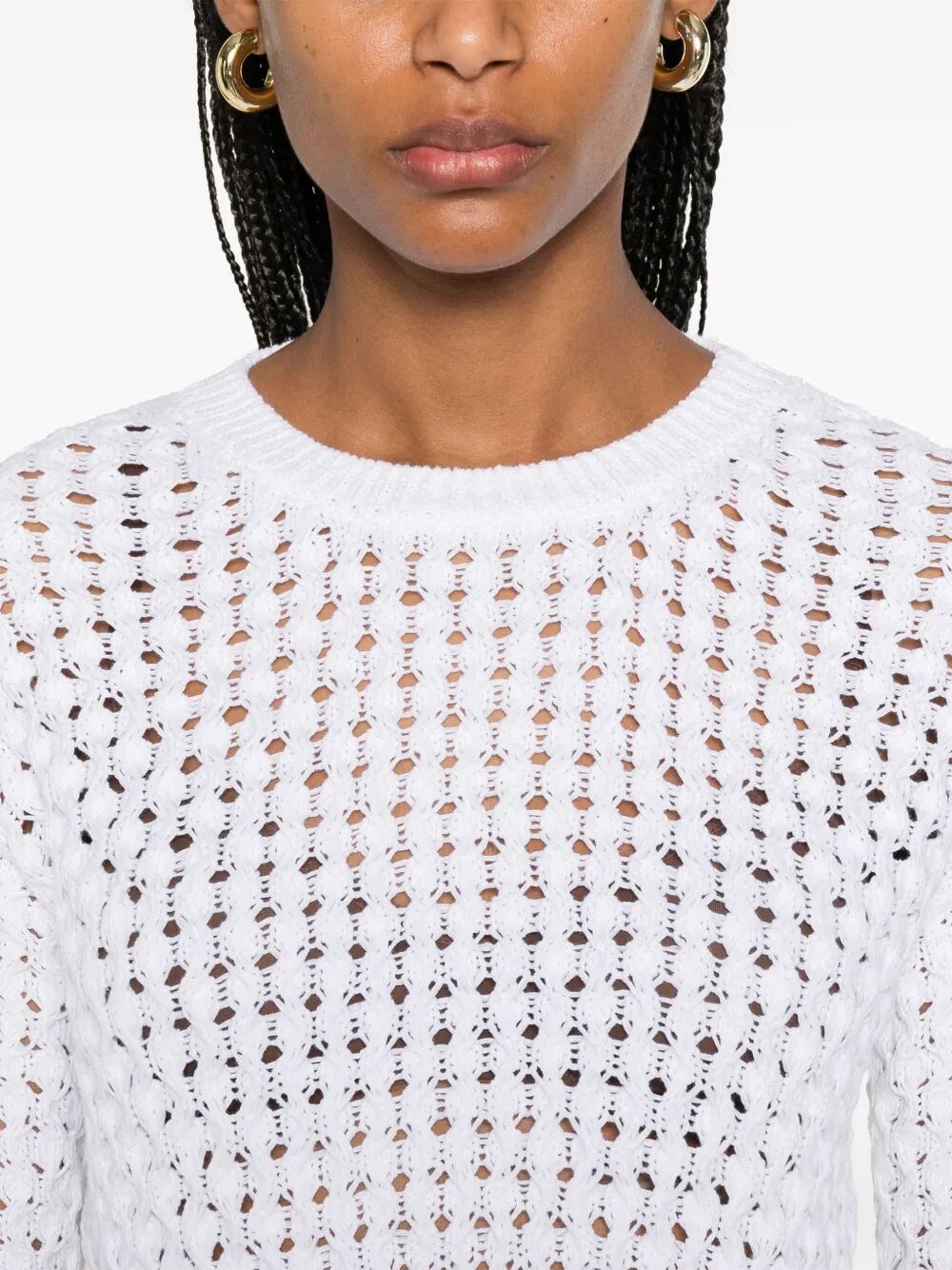 OPEN-KNIT SWEATER