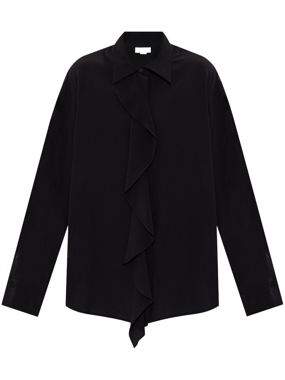 ASYMMETRIC RUFFLE BLOUSE