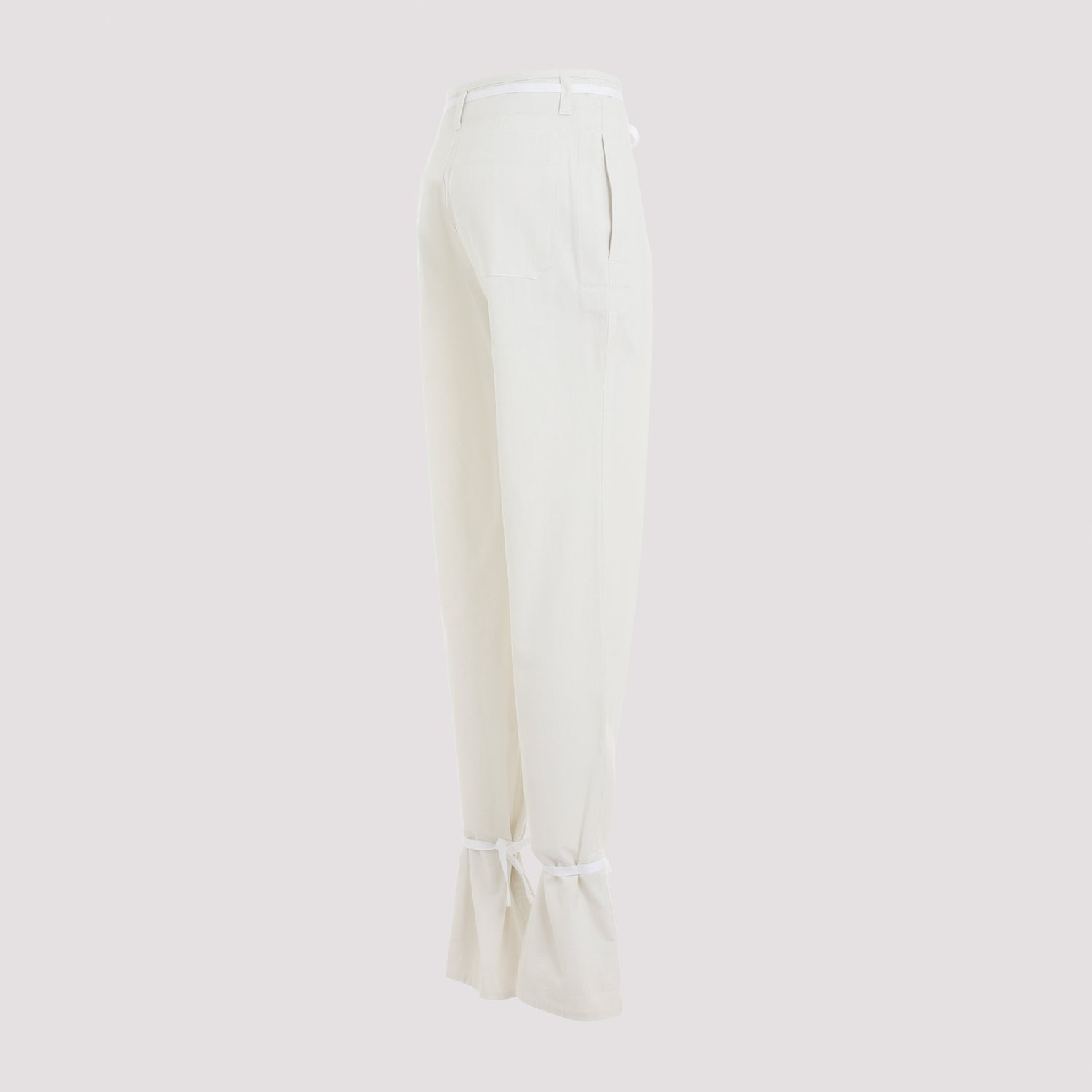 Straight Pants With Strings
