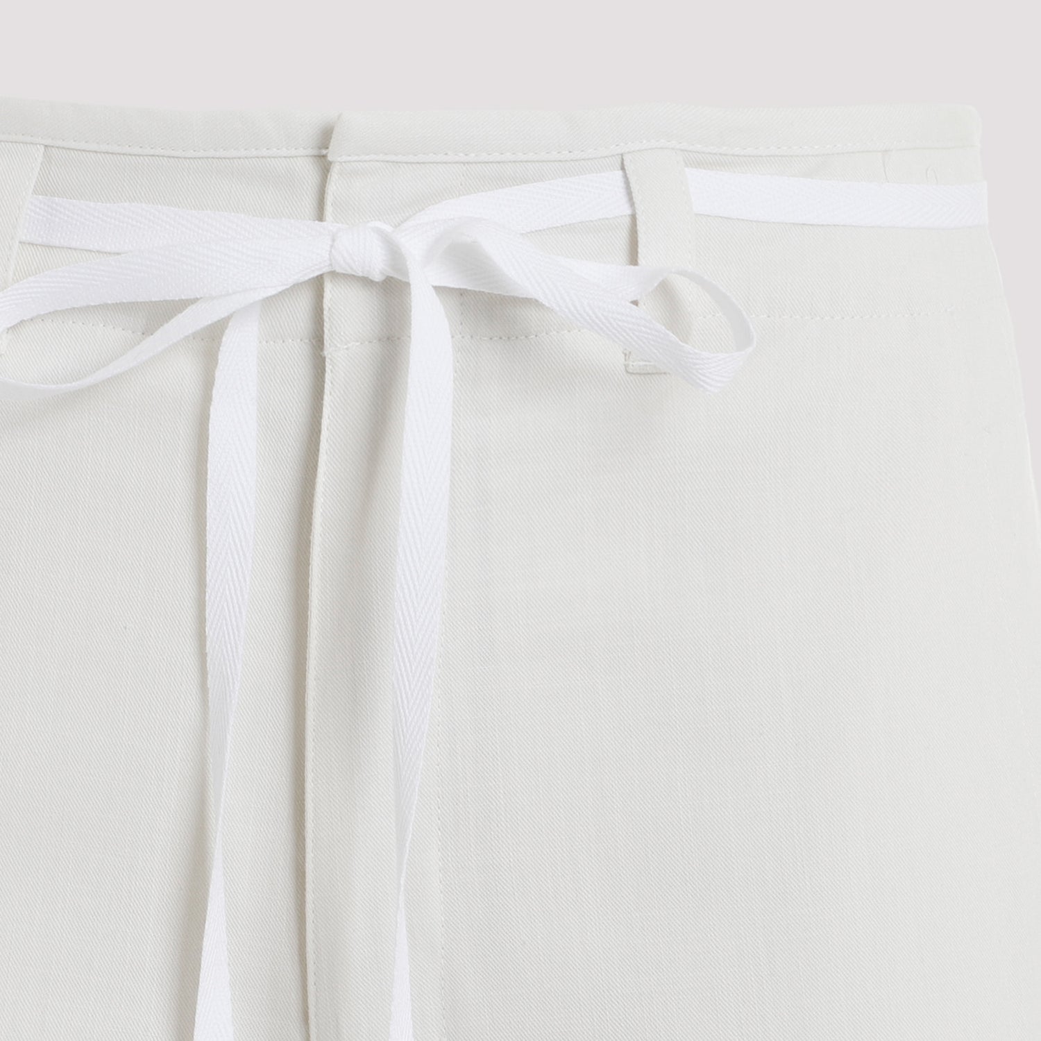 Straight Pants With Strings