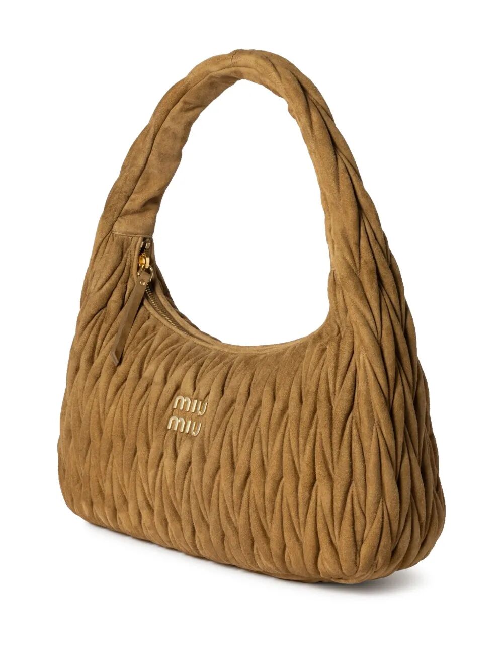 WANDER EXTRA-LARGE MATELASSÉ SUEDE BAG