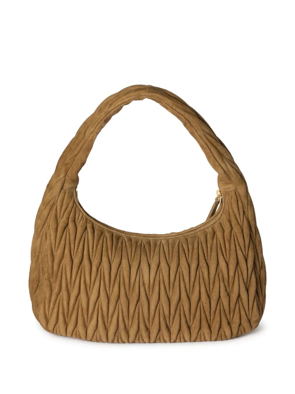 WANDER EXTRA-LARGE MATELASSÉ SUEDE BAG