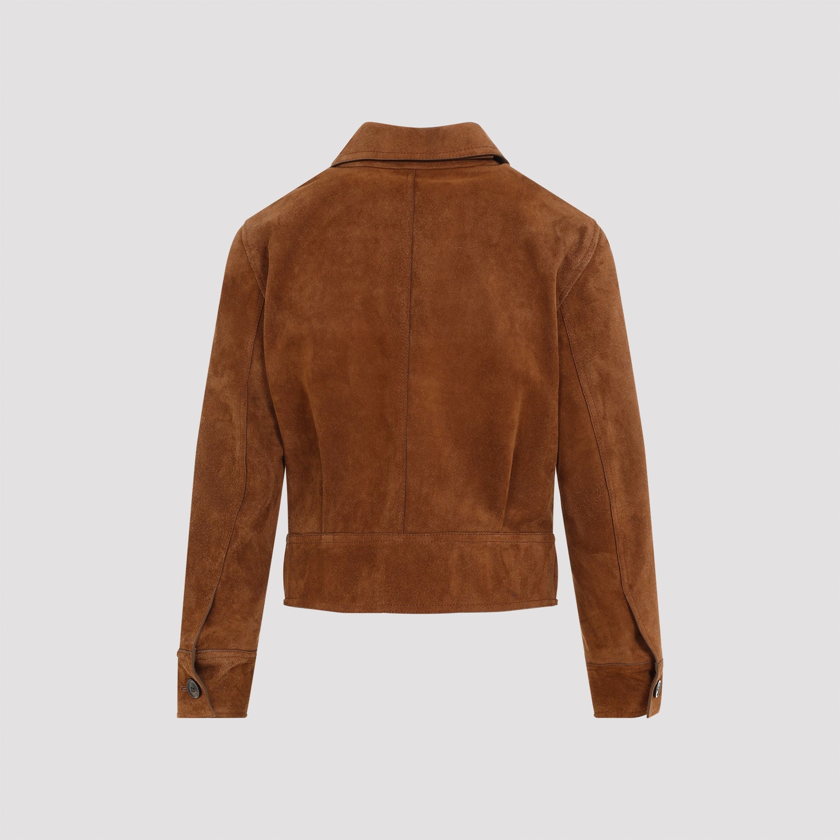 Cropped Leather Jacket