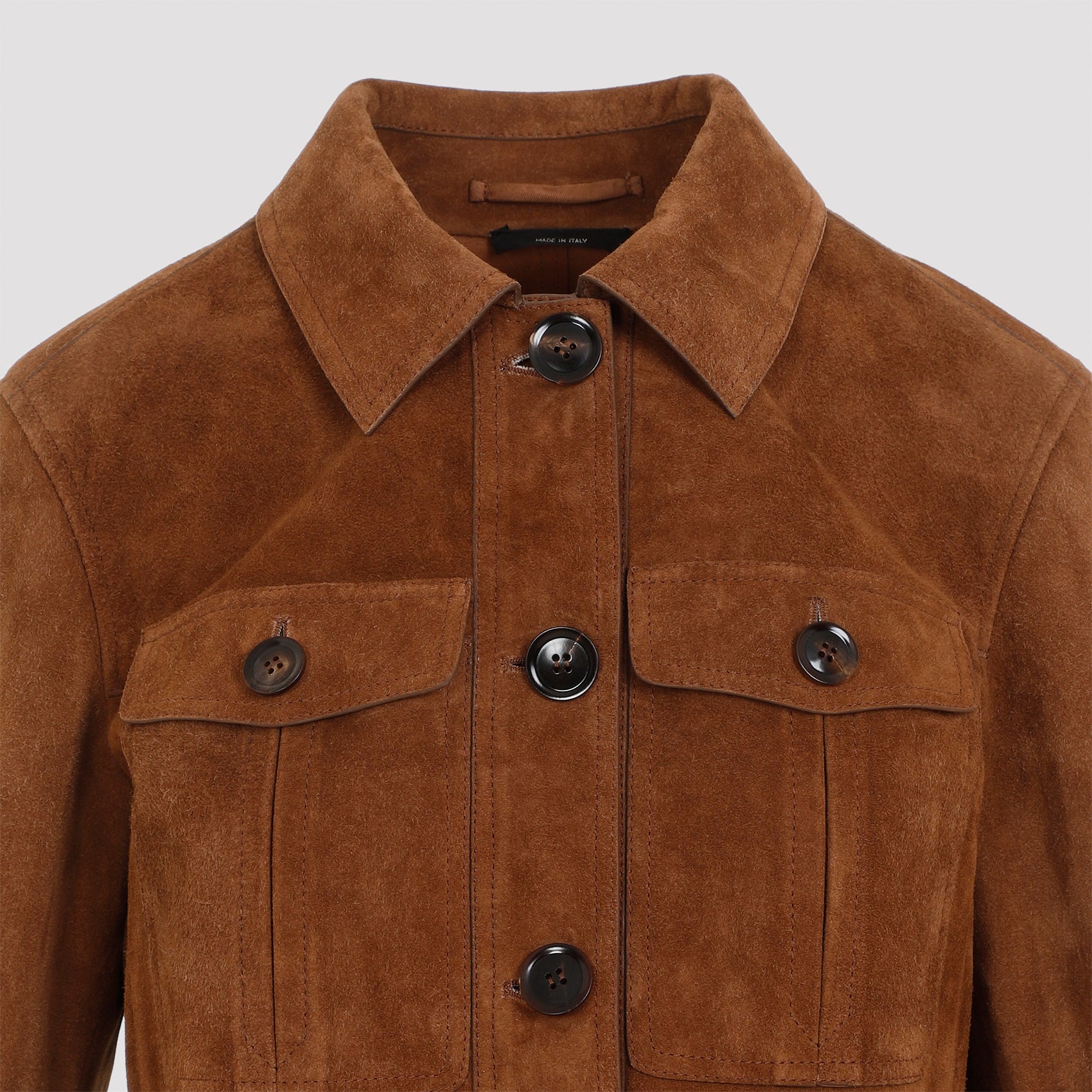 Cropped Leather Jacket
