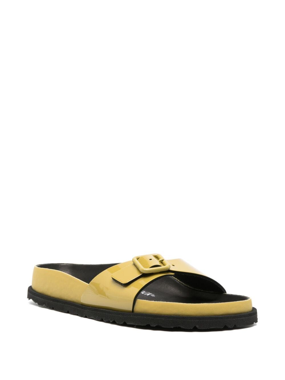 MADRID SHINY PATENT LEATHER SLIDES