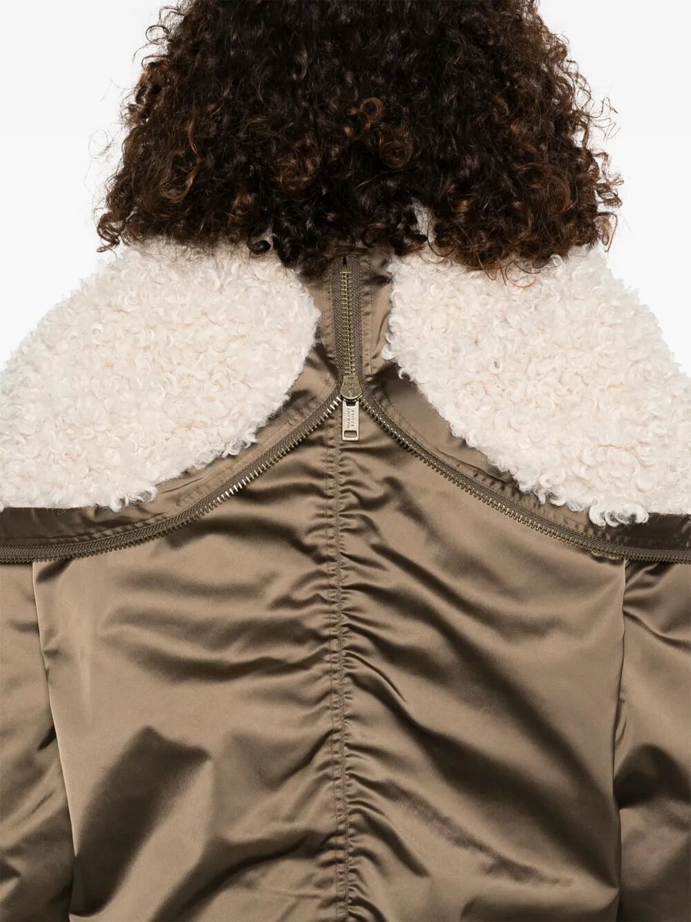 ELISA SHORT QUILTED SATIN COAT