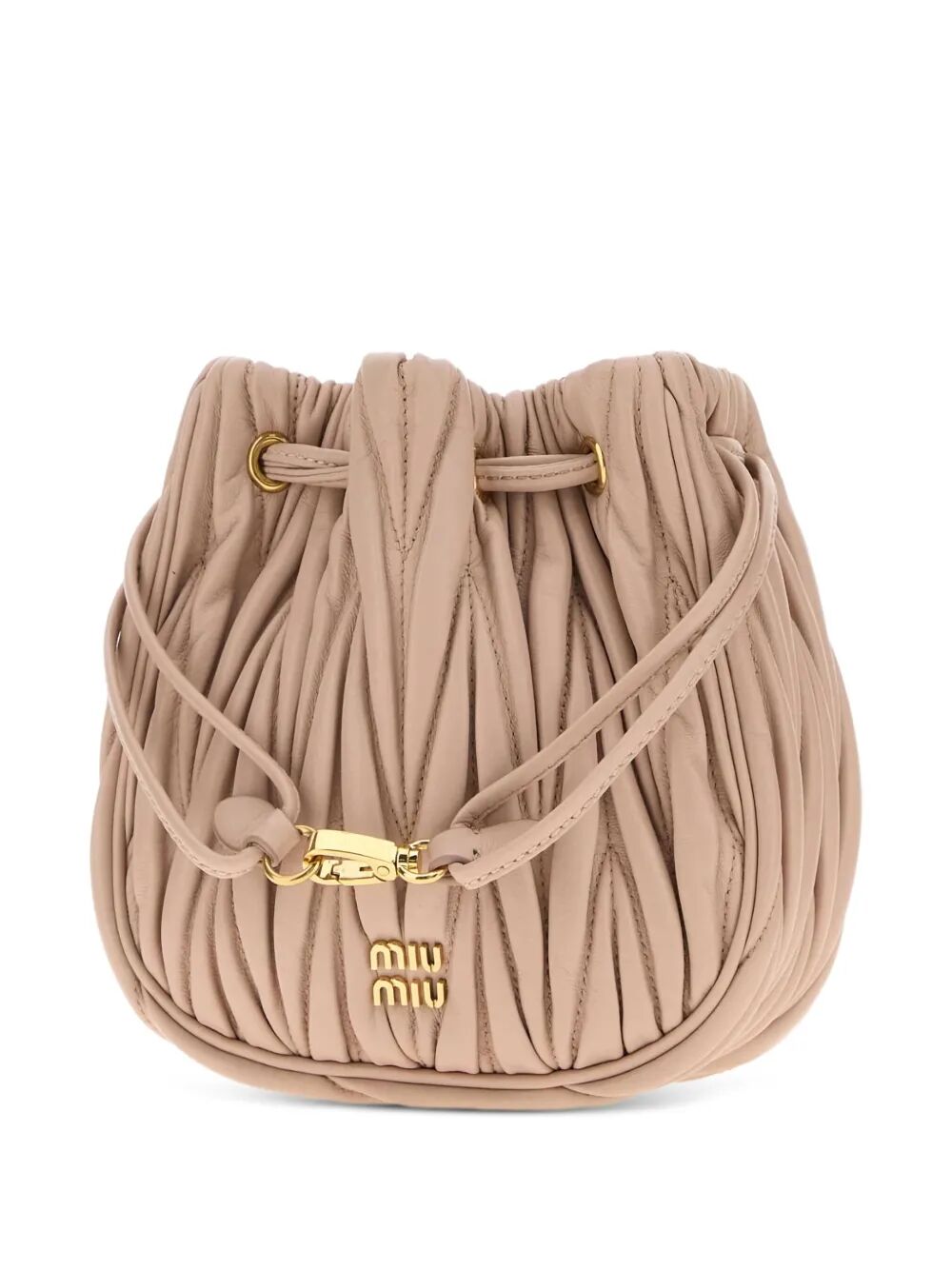 MATELASSÉ NAPPA LEATHER POUCH