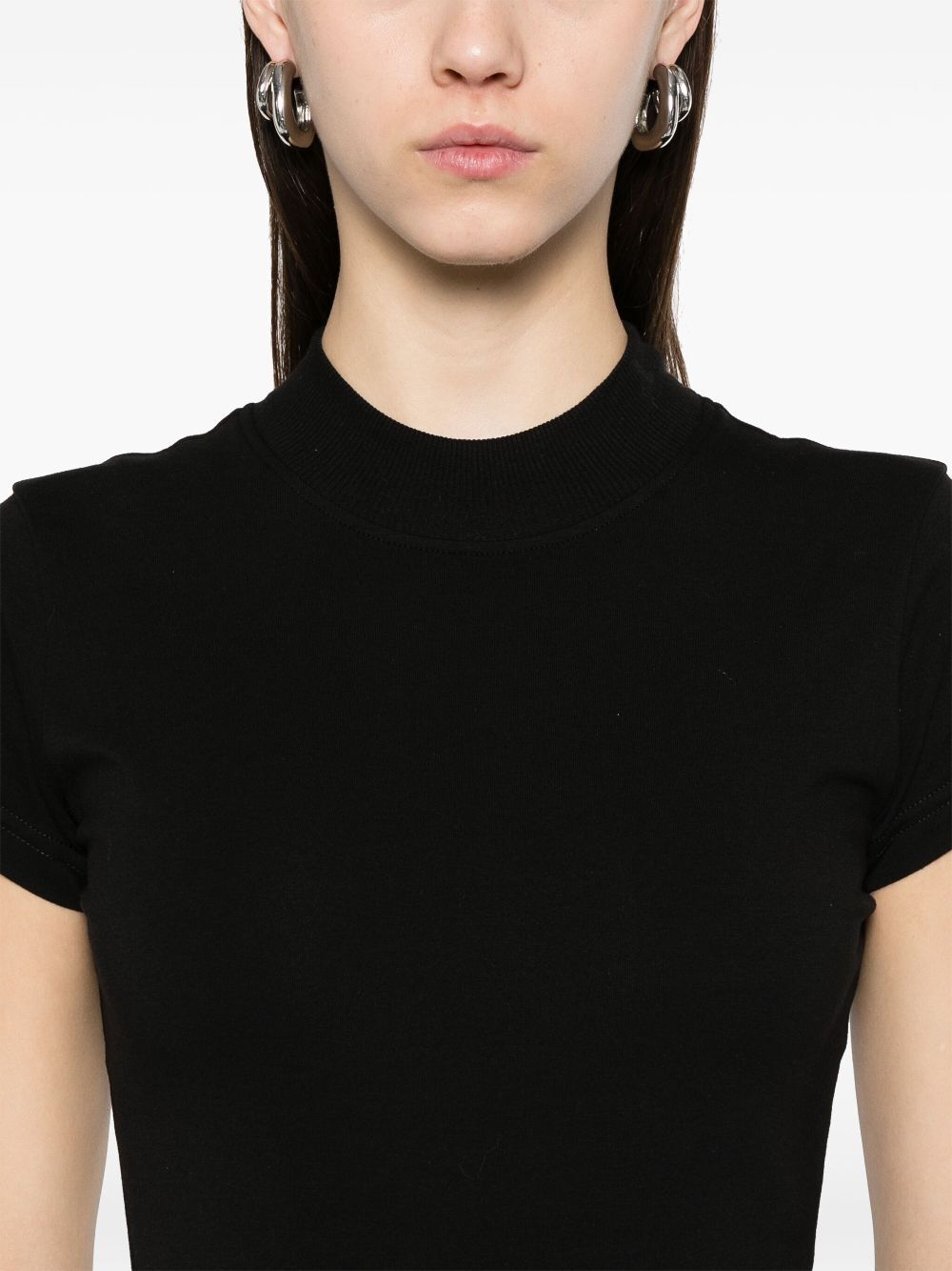 LOGO-EMBROIDERED BODYSUIT T-SHIRT