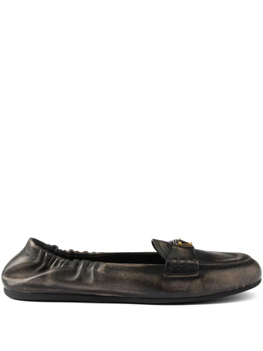 DECONSTRUCTED AND FLEXIBLE NAPPA LEATHER LOAFERS
