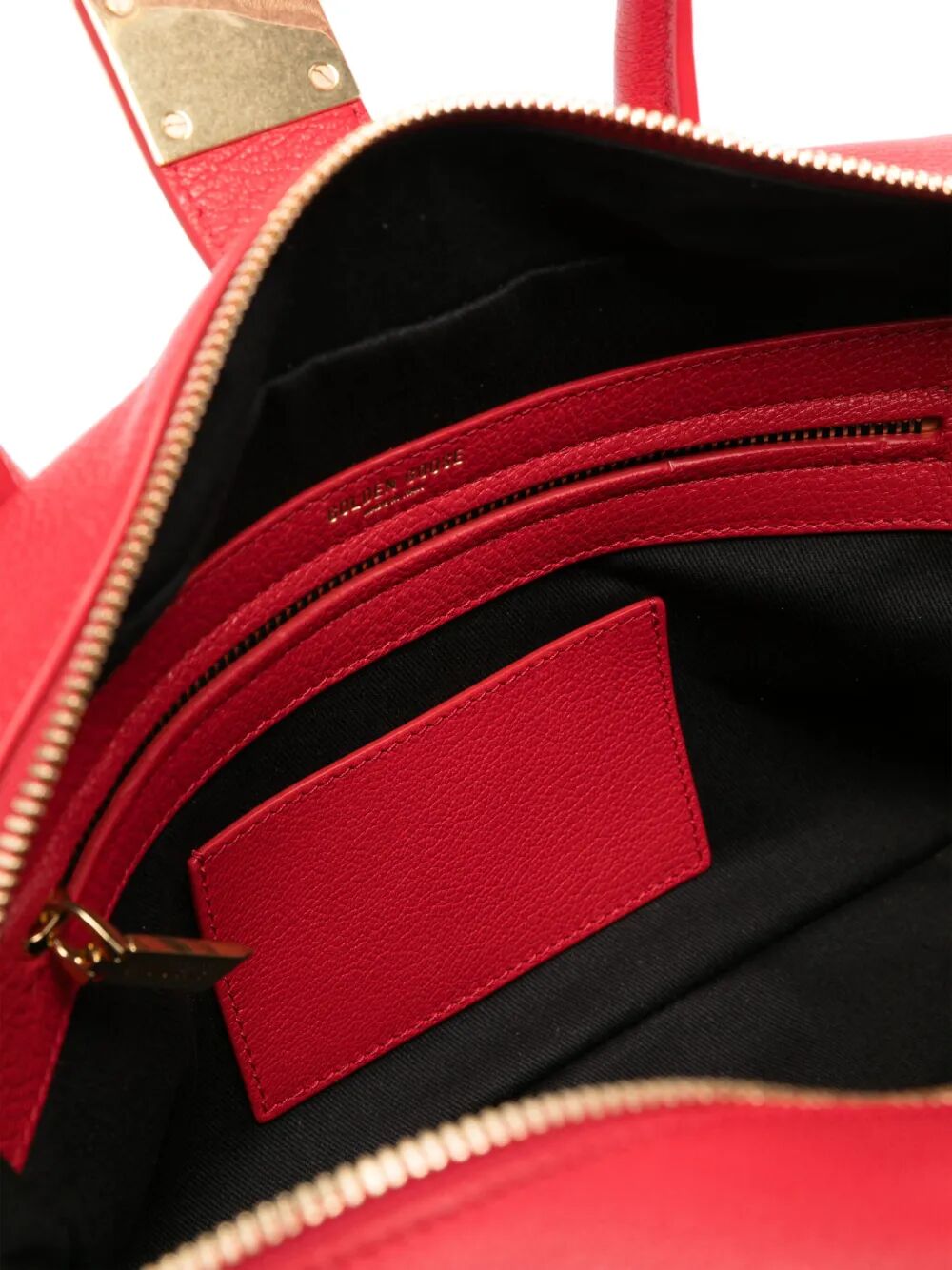 GRAINED LEATHER VITA TOP HANDLE BAG