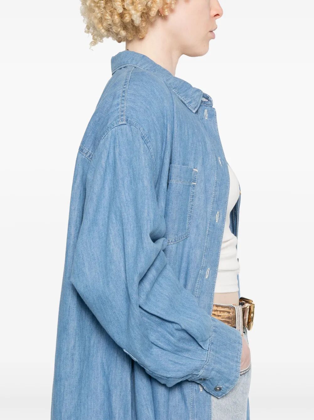ICY MAXI SHIRT DRESS
