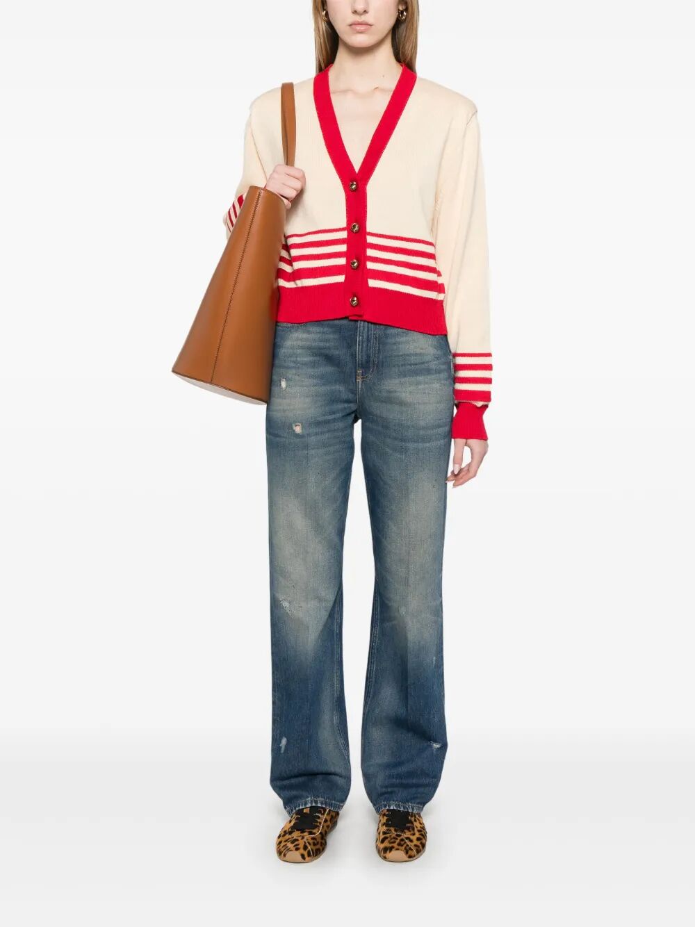 DISTRESSED EFFECT JOURNEY JEANS