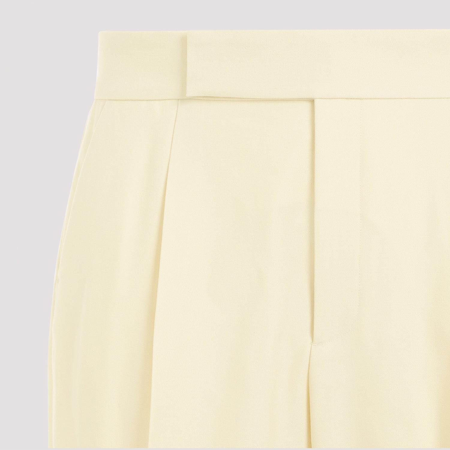 Single Pleat Tapered Trousers