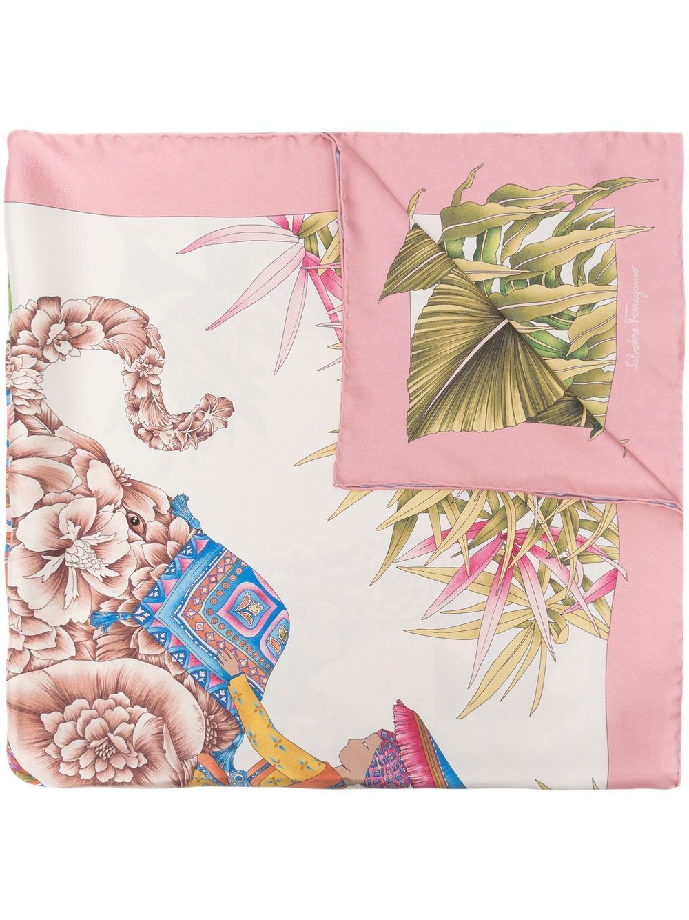 INDIA PRINT SILK SCARF