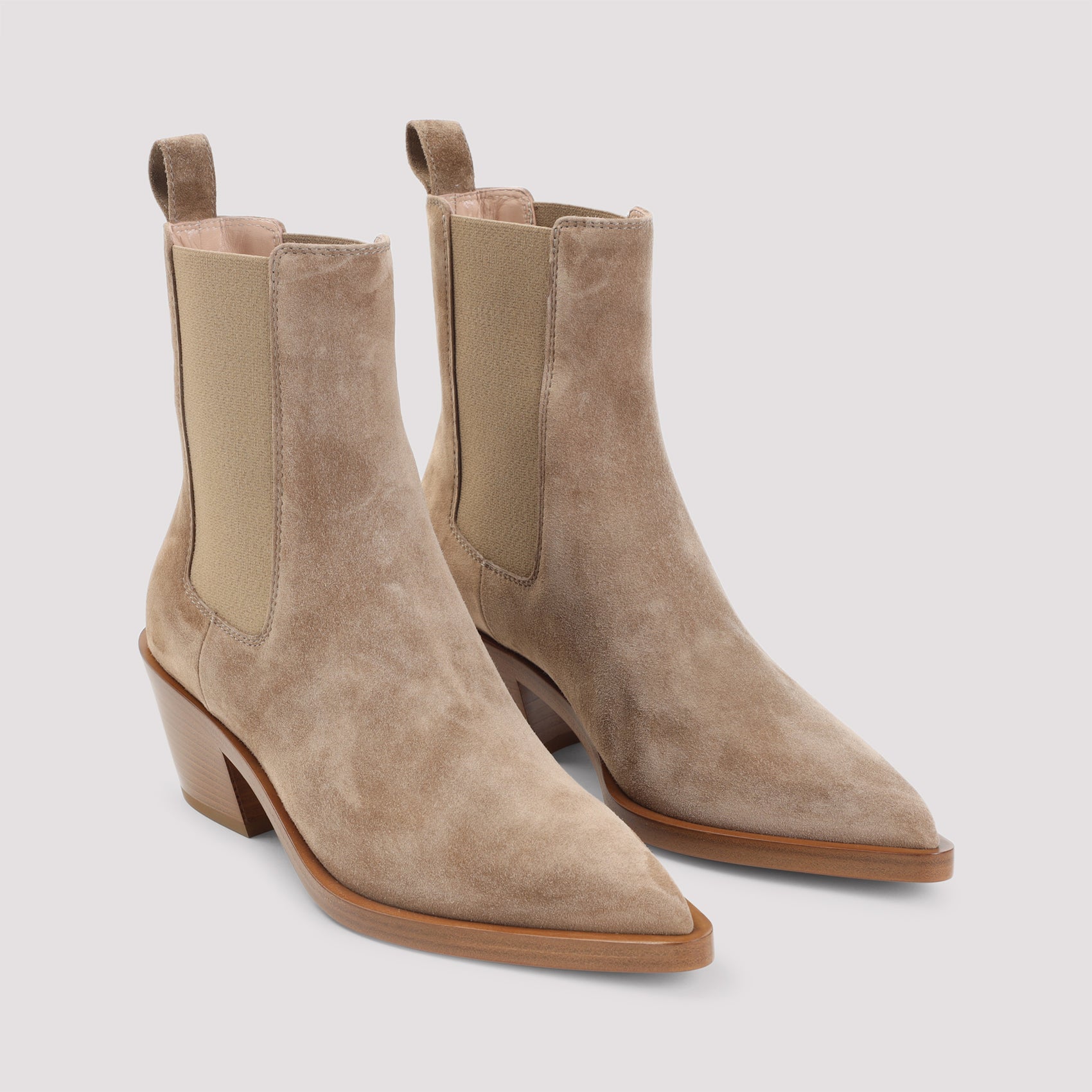 Suede Leather Ankle Boots