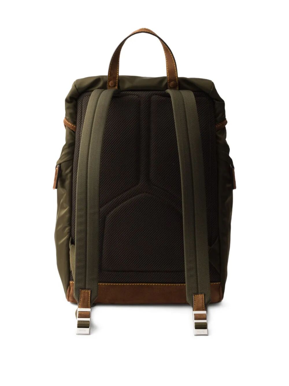 RE-NYLON AND SUEDE BACKPACK