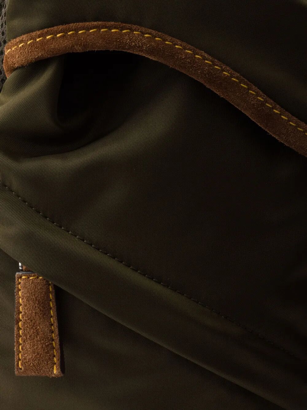 RE-NYLON AND SUEDE BACKPACK