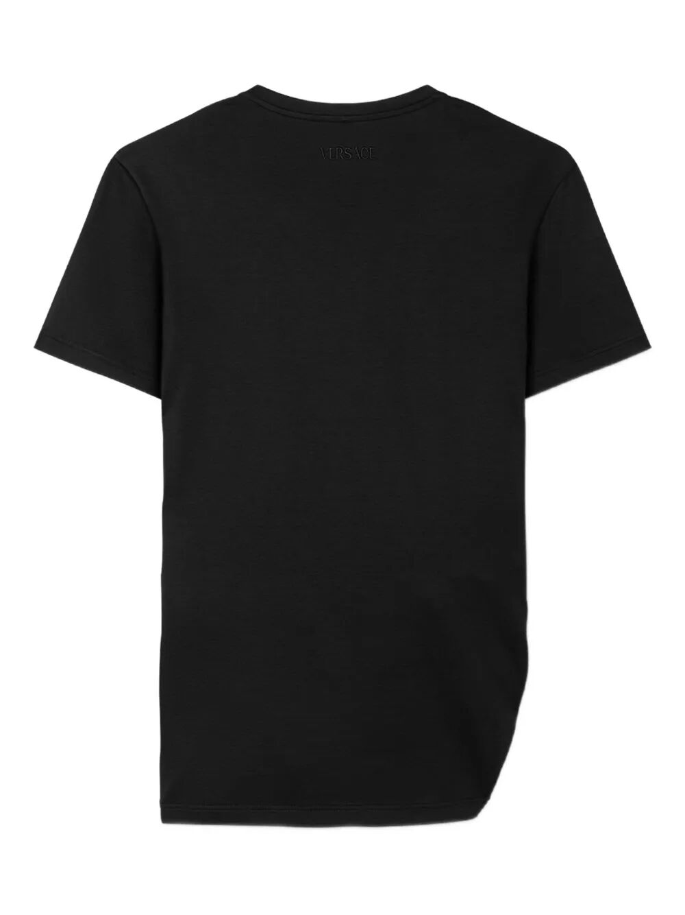 SAFETY PIN DRAPED T-SHIRT