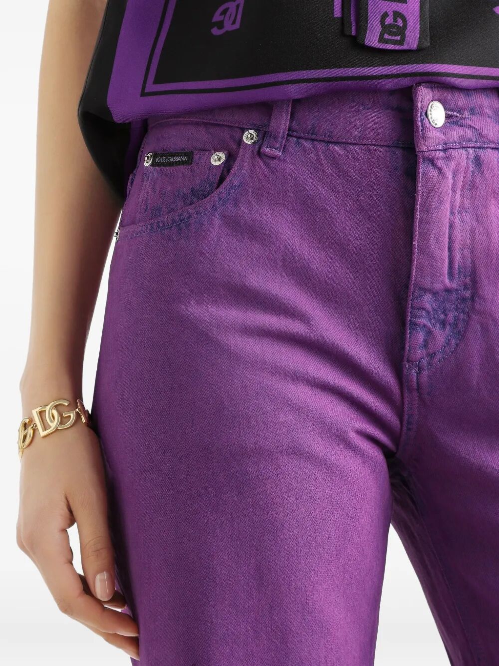 FIVE-POCKET STRAIGHT LEG JEANS