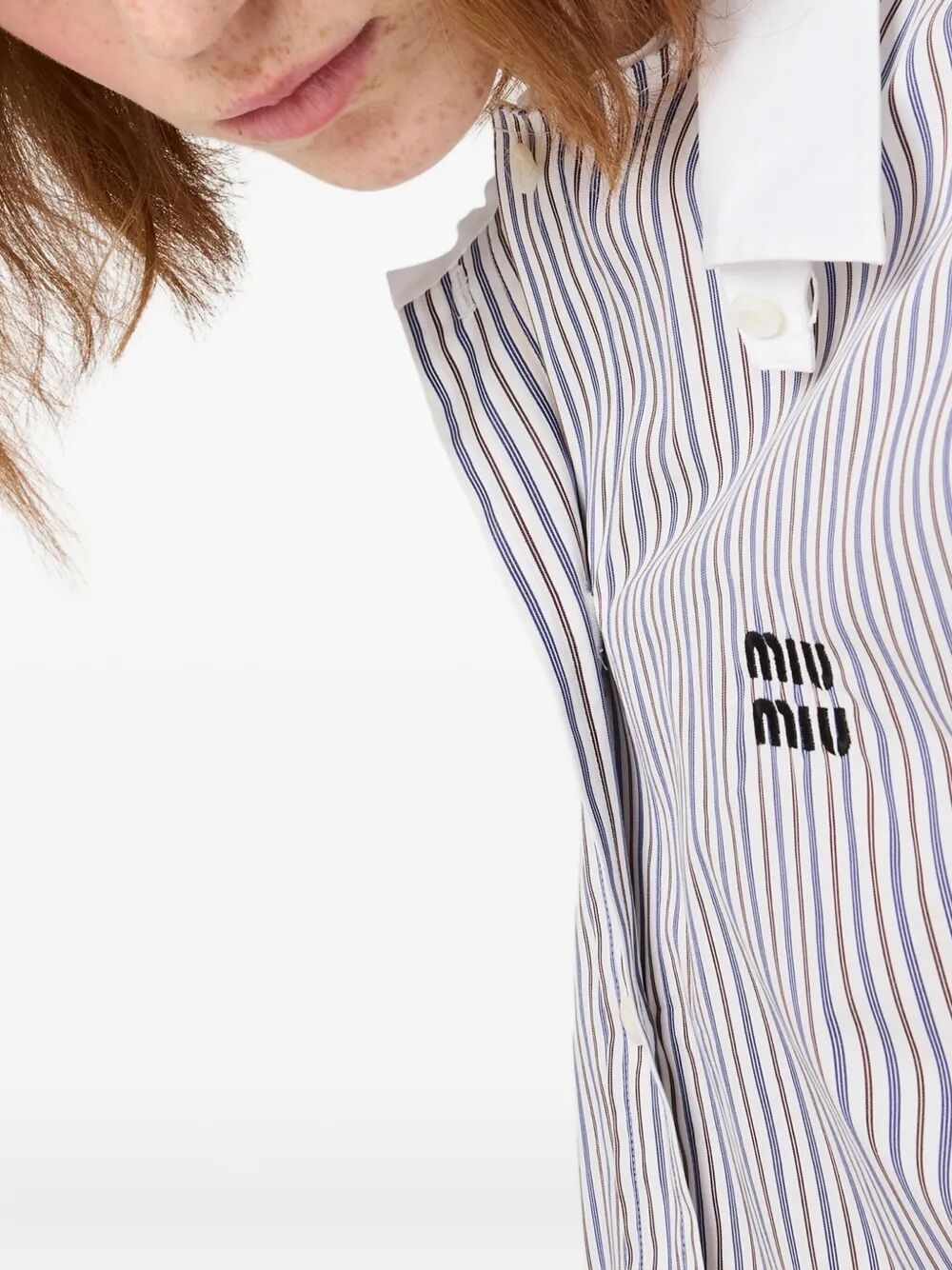 STRIPED POPLIN SHIRT