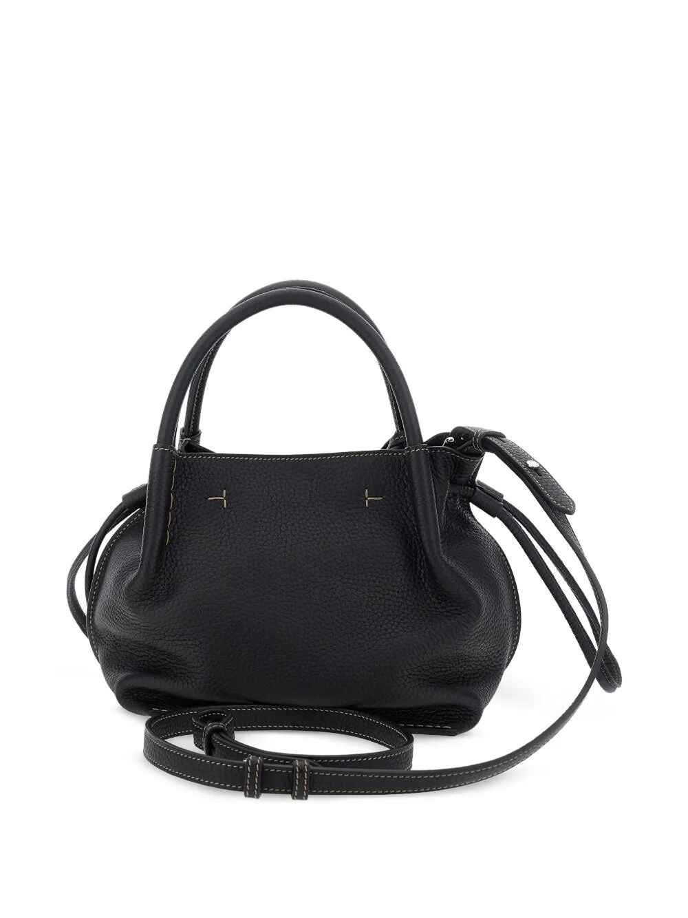 LEATHER SMALL BUCKET BAG