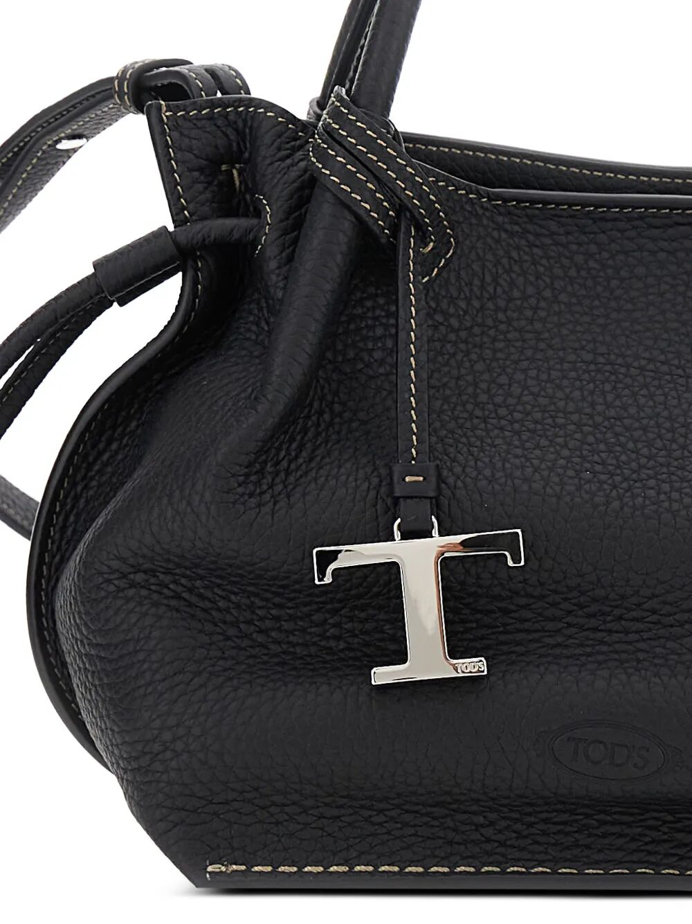 LEATHER SMALL BUCKET BAG