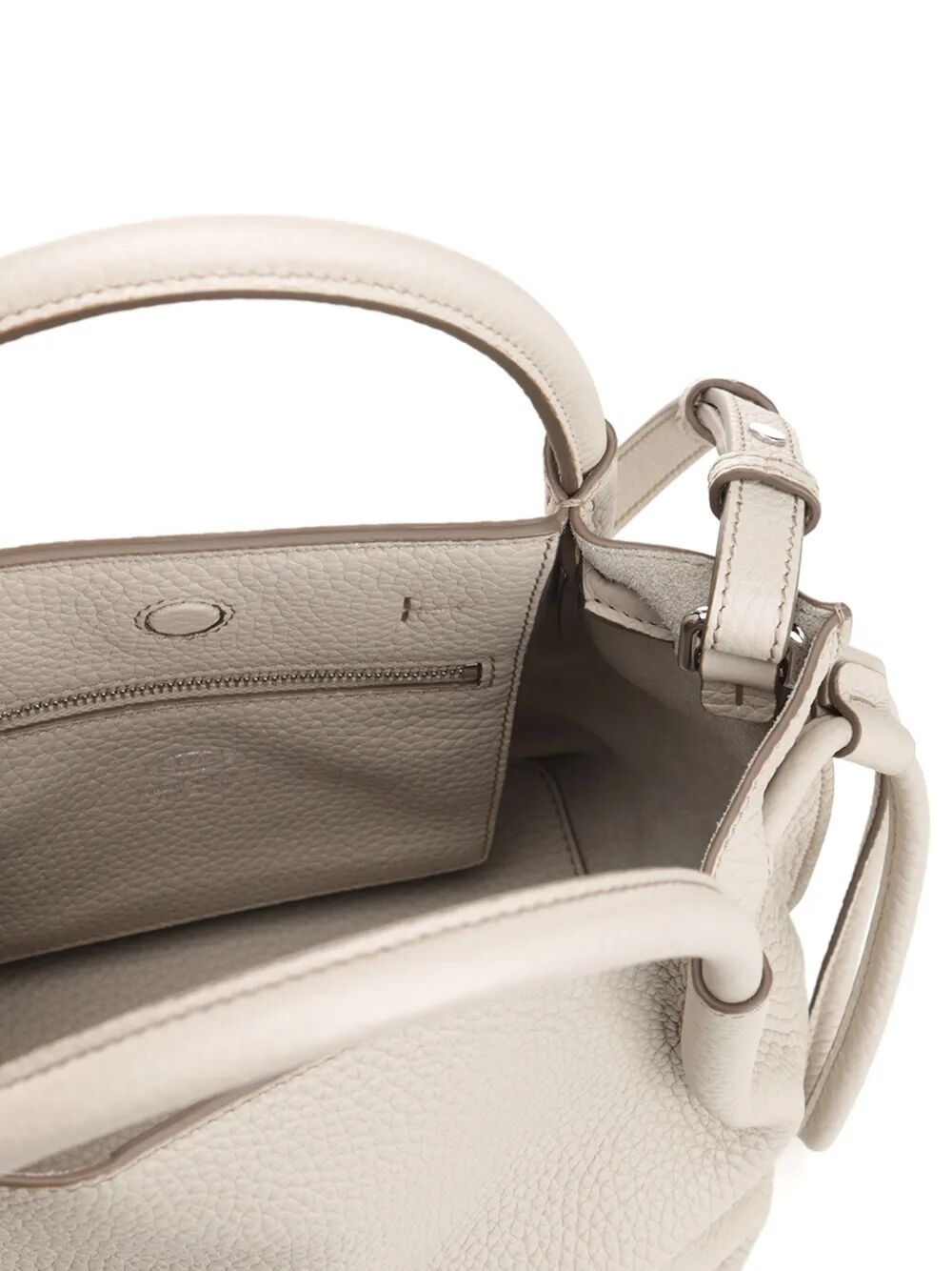 LEATHER SMALL BUCKET BAG