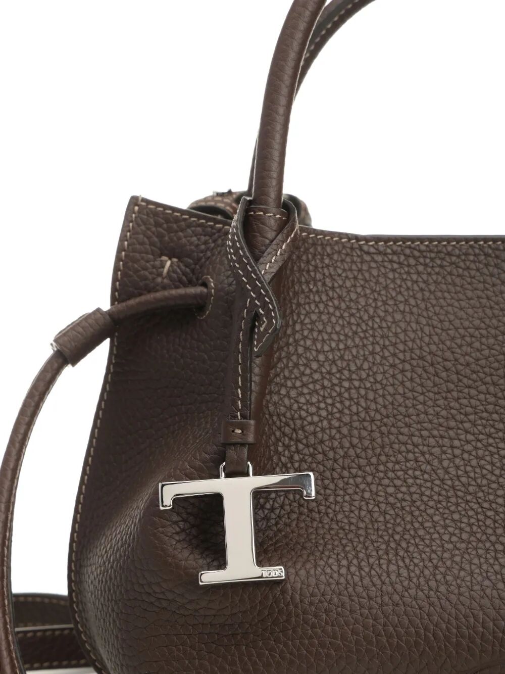 LEATHER SMALL BUCKET BAG