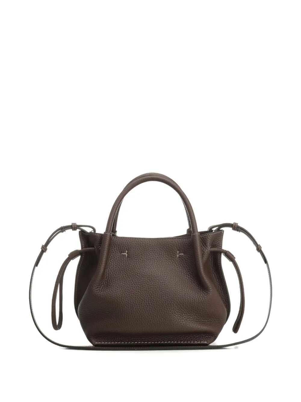 LEATHER SMALL BUCKET BAG