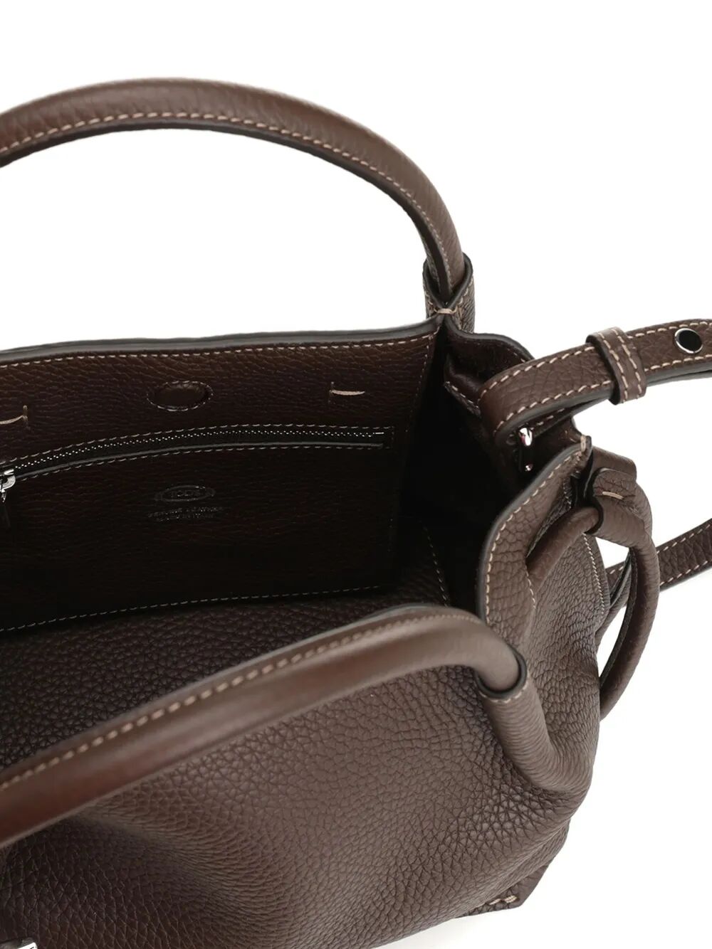 LEATHER SMALL BUCKET BAG