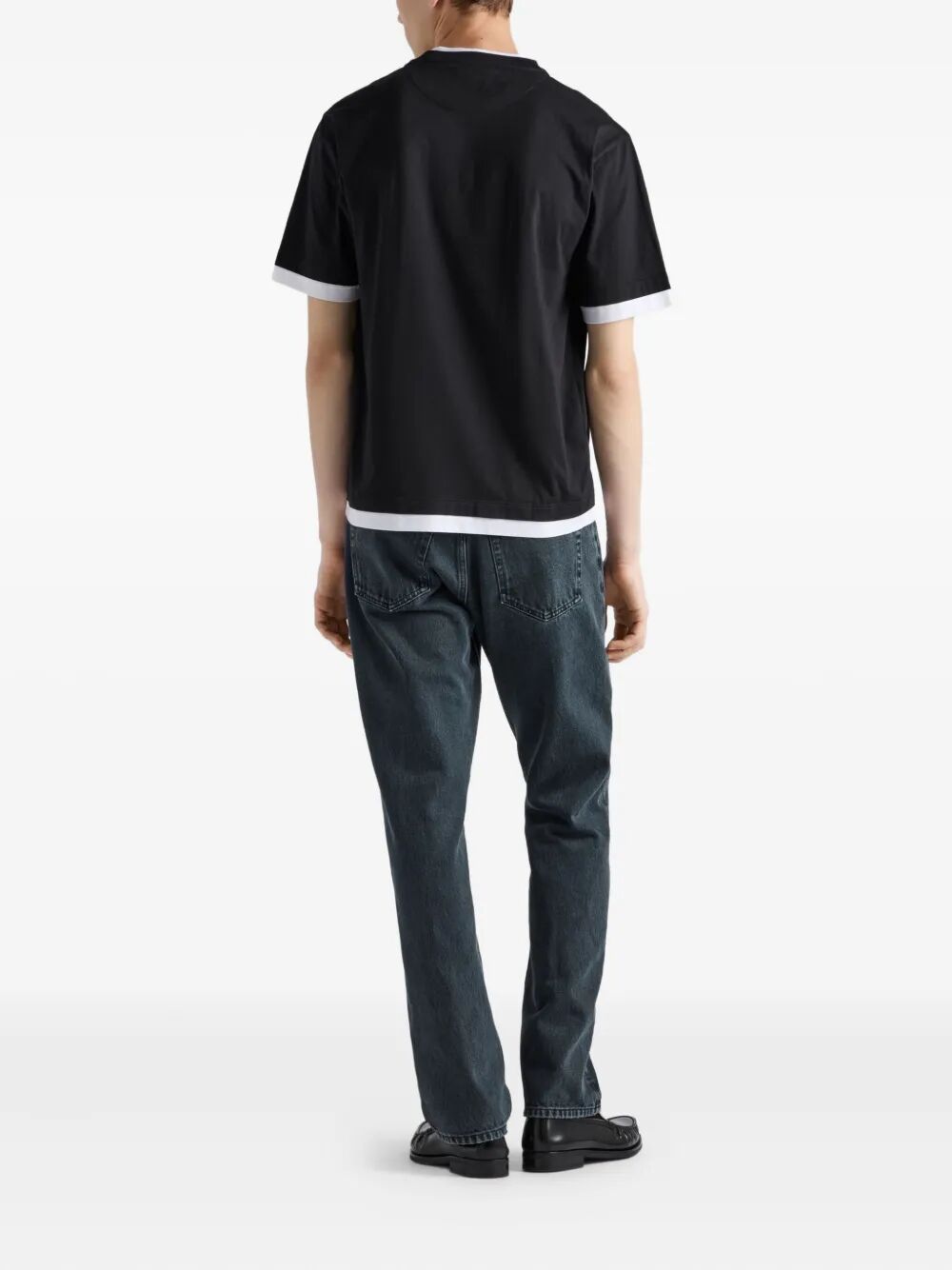 LAYERED COTTON T-SHIRT
