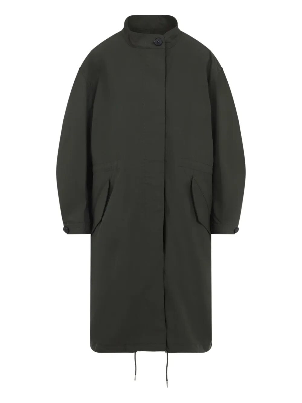 COTTON PARKA WITH GIVENCHY STAMP PRINT