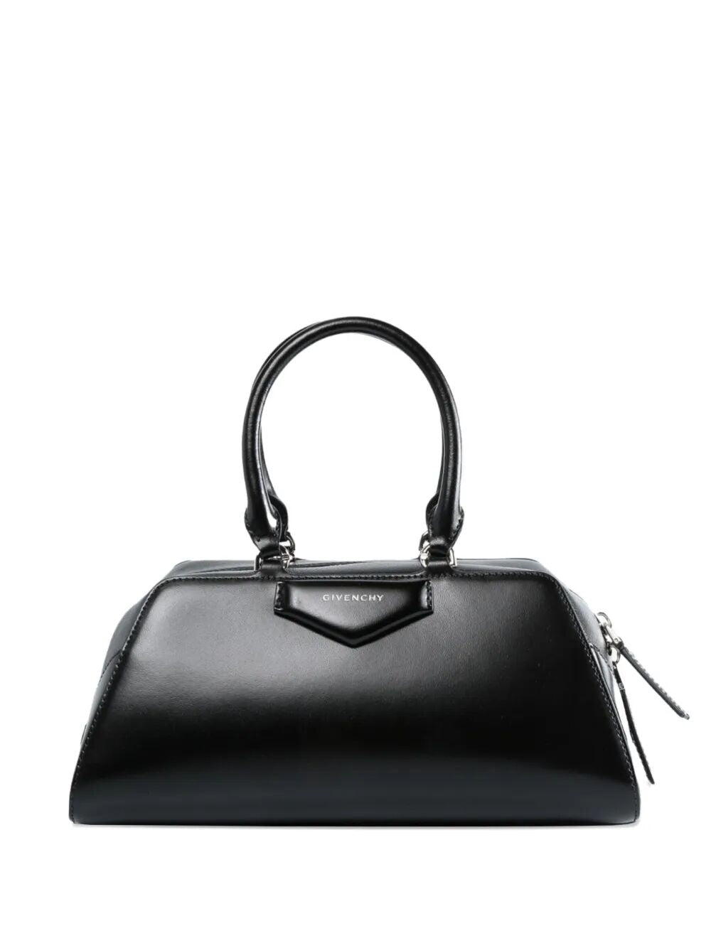 SMALL ANTIGONA EAST-WEST BAG IN BOX LEATHER