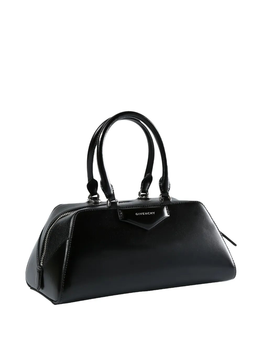 SMALL ANTIGONA EAST-WEST BAG IN BOX LEATHER