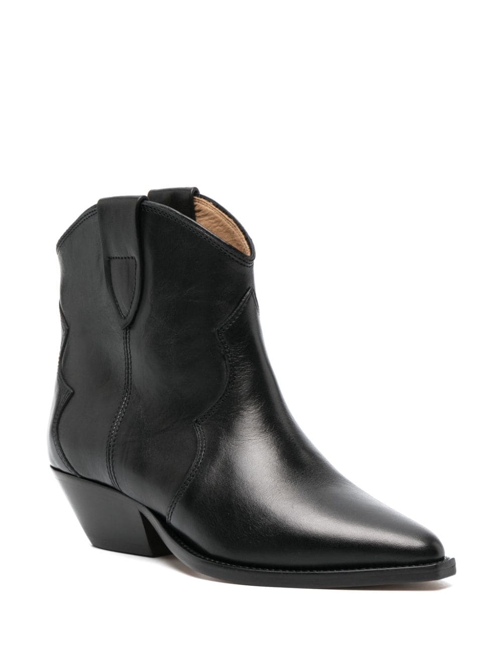 DEWINA LEATHER COWBOY BOOTS