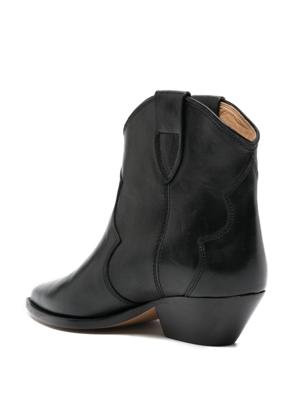 DEWINA LEATHER COWBOY BOOTS
