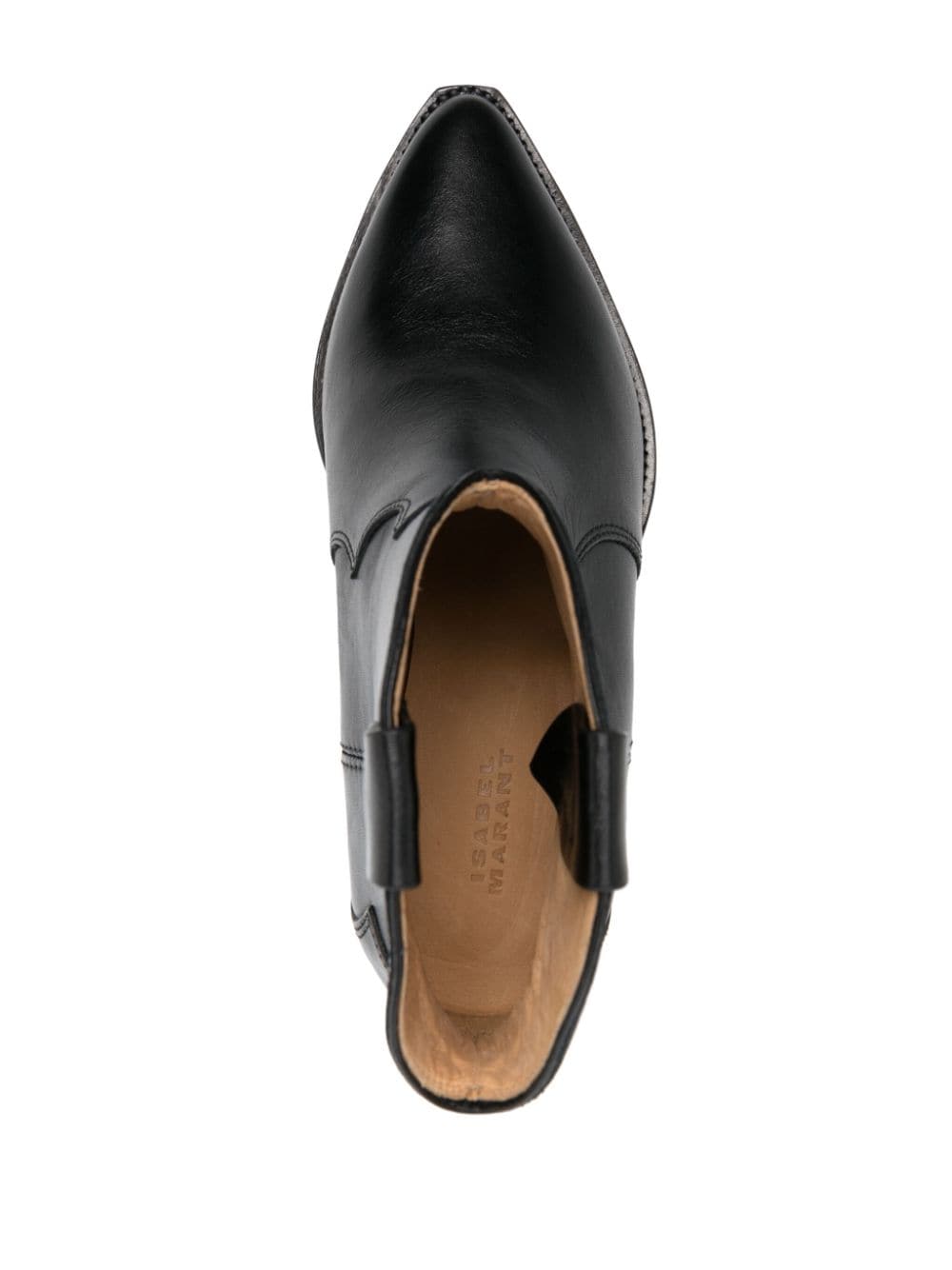 DEWINA LEATHER COWBOY BOOTS