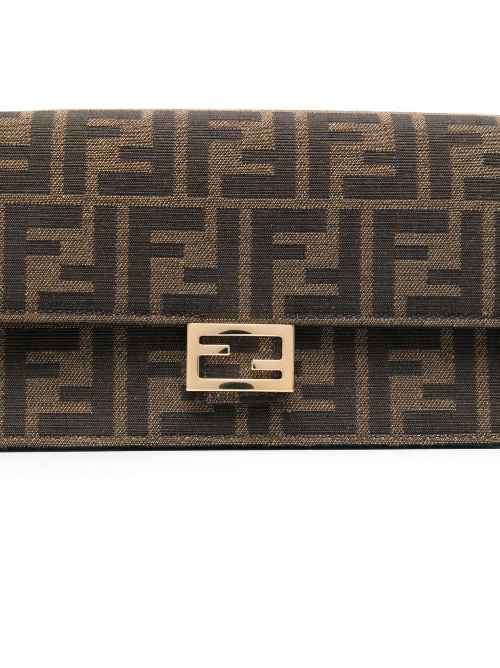 WALLET ON CHAIN FF JACQUARD BAGUETTE