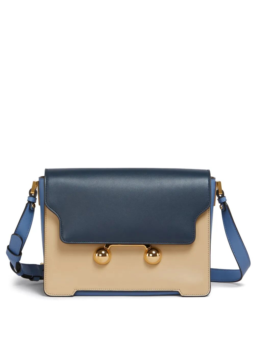 LEATHER TRUNKAROO MEDIUM SHOULDER BAG