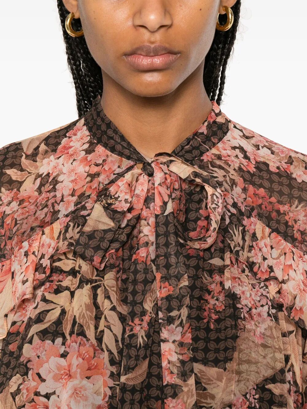 ILLUMINATE FLUTTER VISCOSE BLOUSE