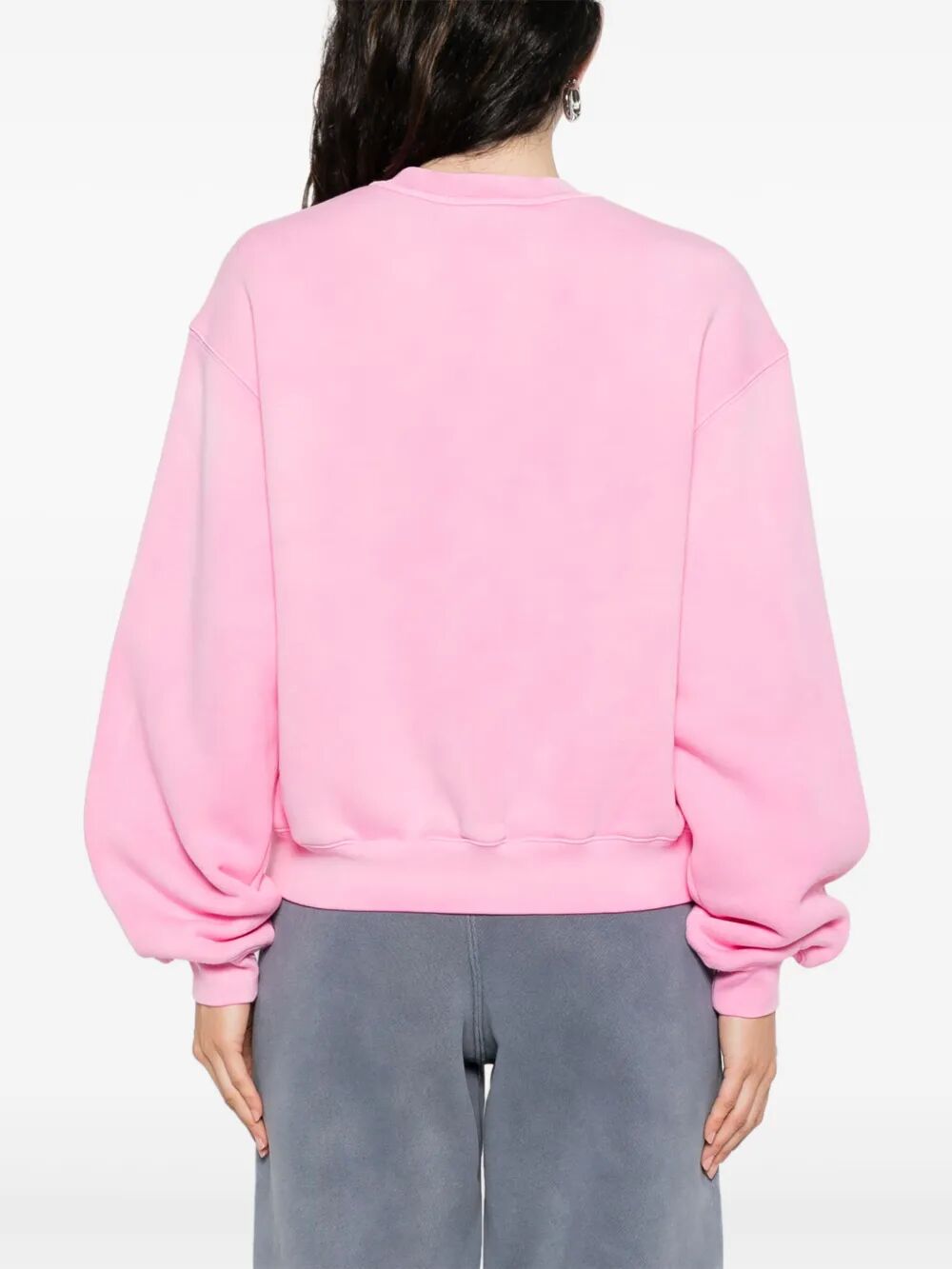 PUFF LOGO SWEATSHIRT IN STRUCTURED TERRY