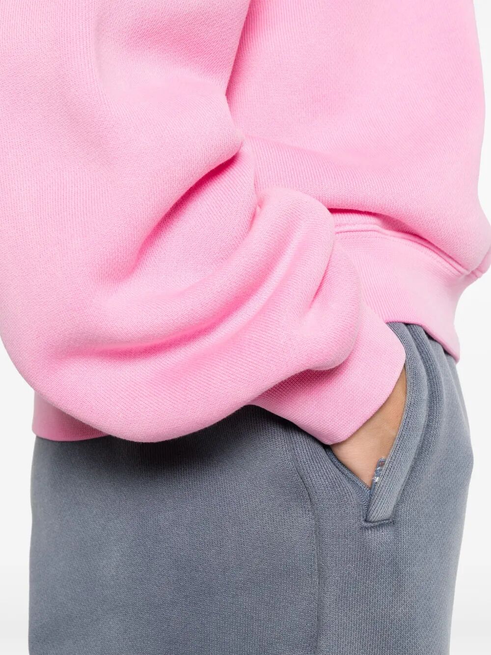 PUFF LOGO SWEATSHIRT IN STRUCTURED TERRY