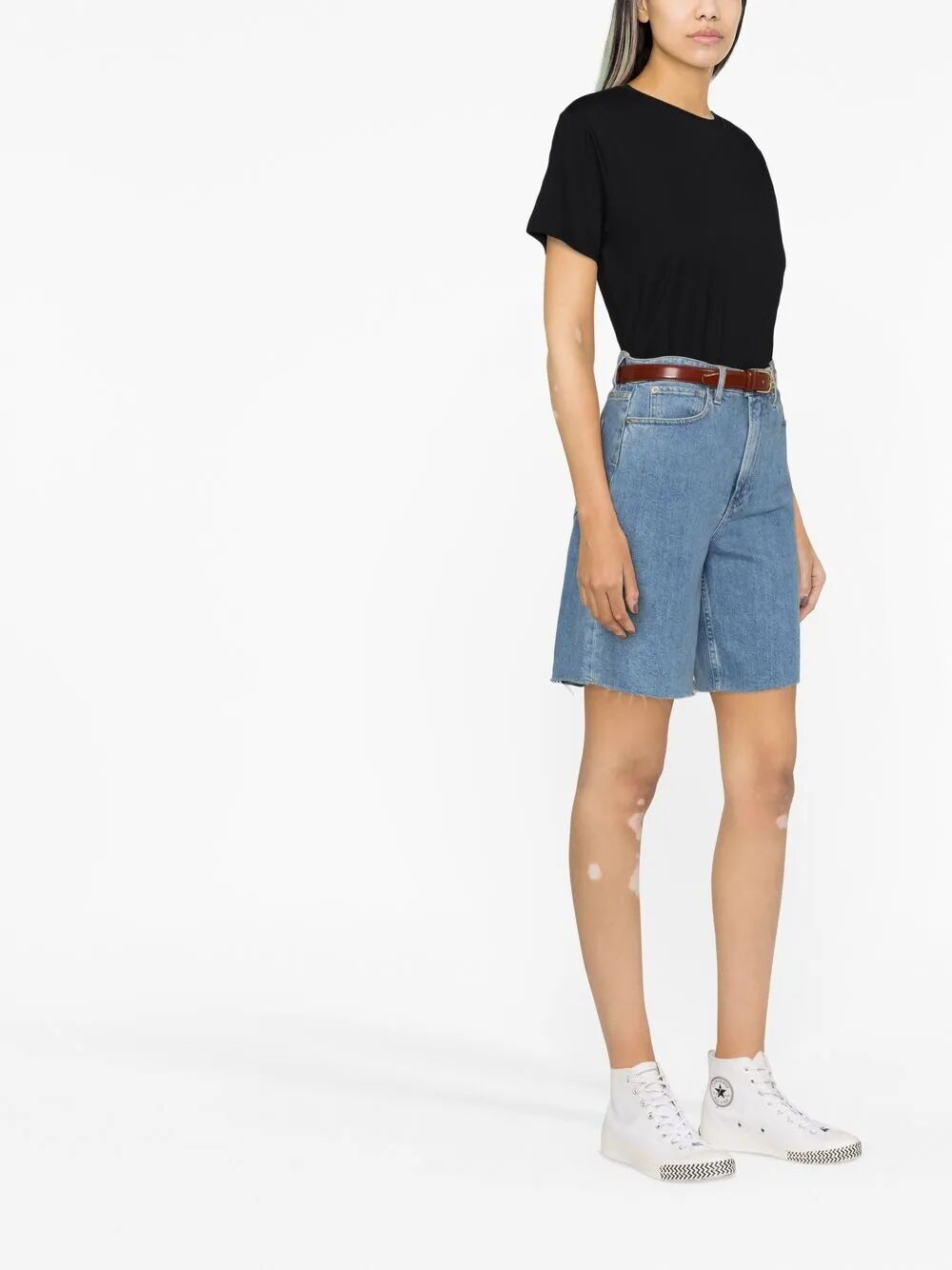ABY COTTON T-SHIRT WITH EMBROIDERED LOGO