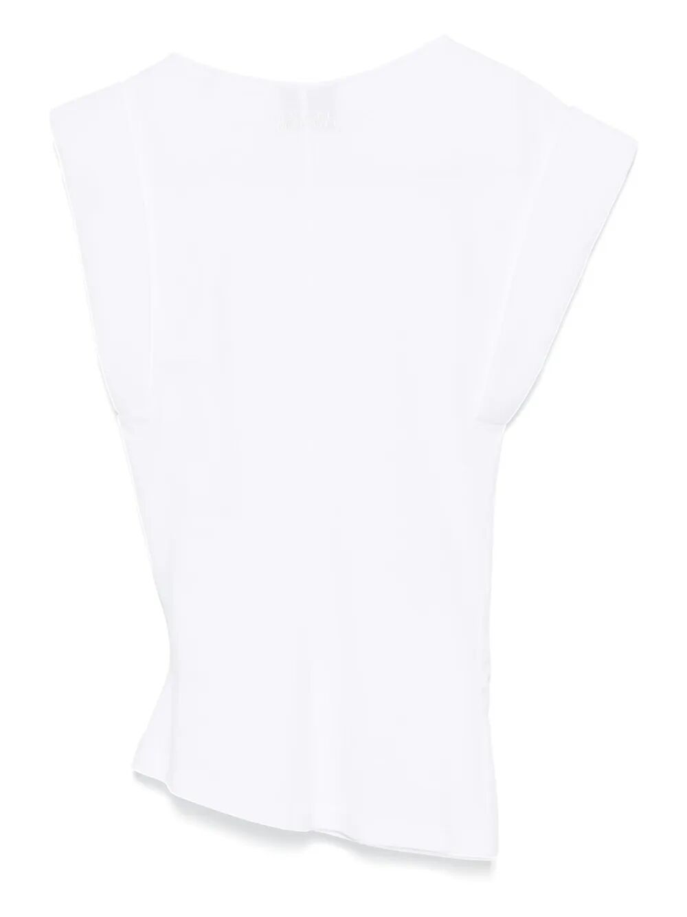 MAISAN DRAPED COTTON T-SHIRT