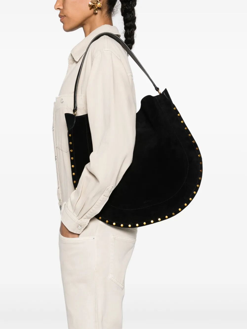 OSKAN HOBO SOFT SUEDE BAG