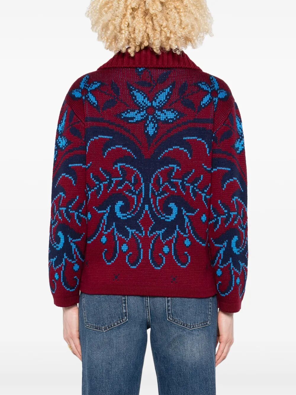 PATTERNED WOOL SWEATER