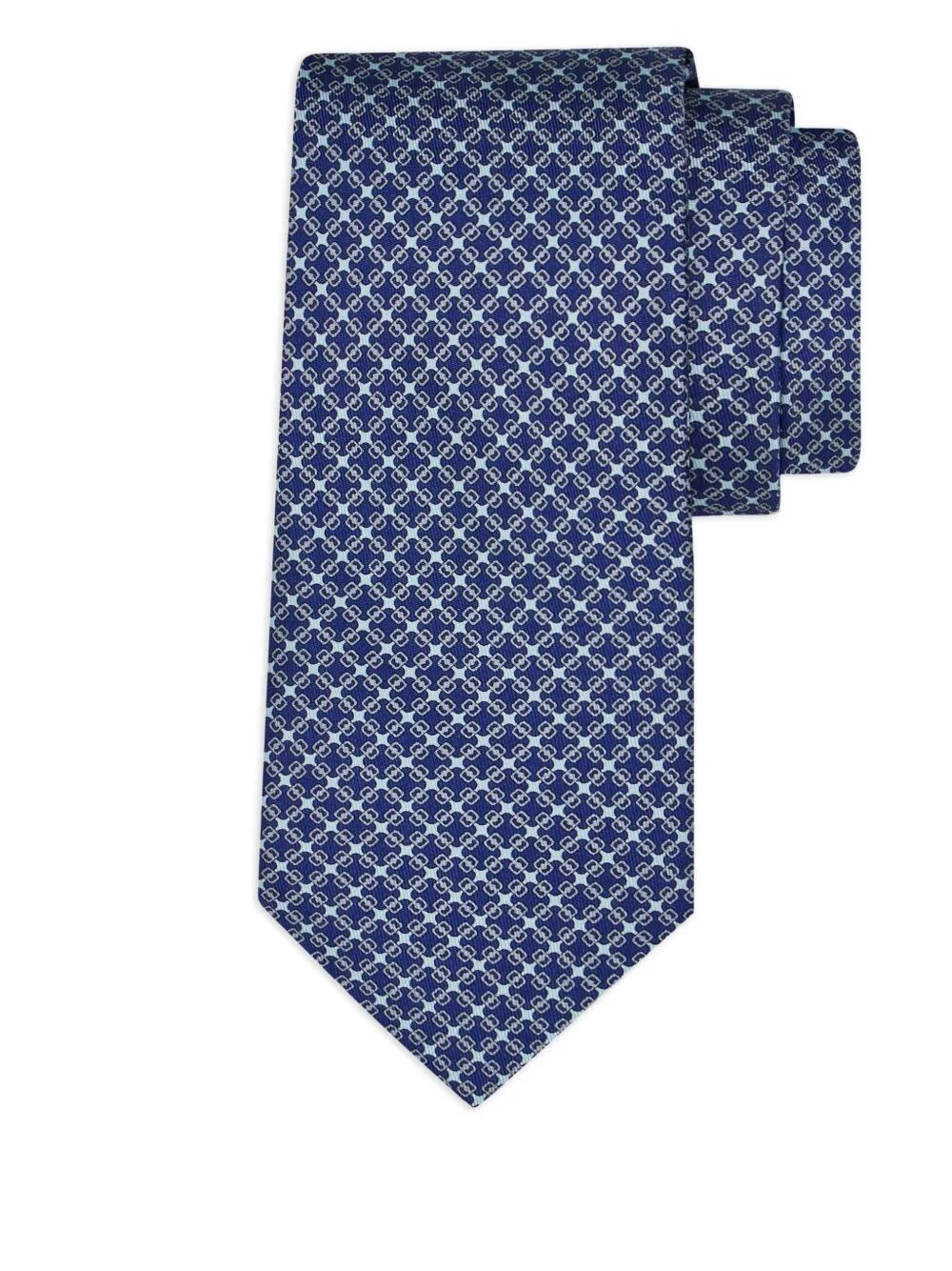 SILK TIE WITH VARA PLAQUE PRINT