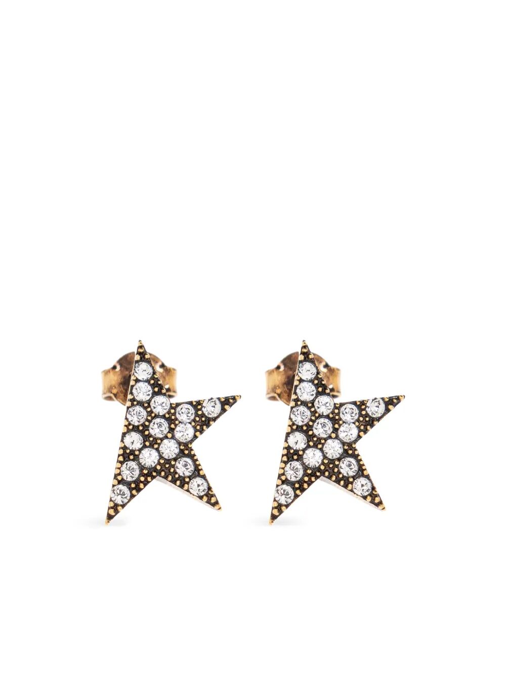 EARRINGS STAR W/CRYSTAL
