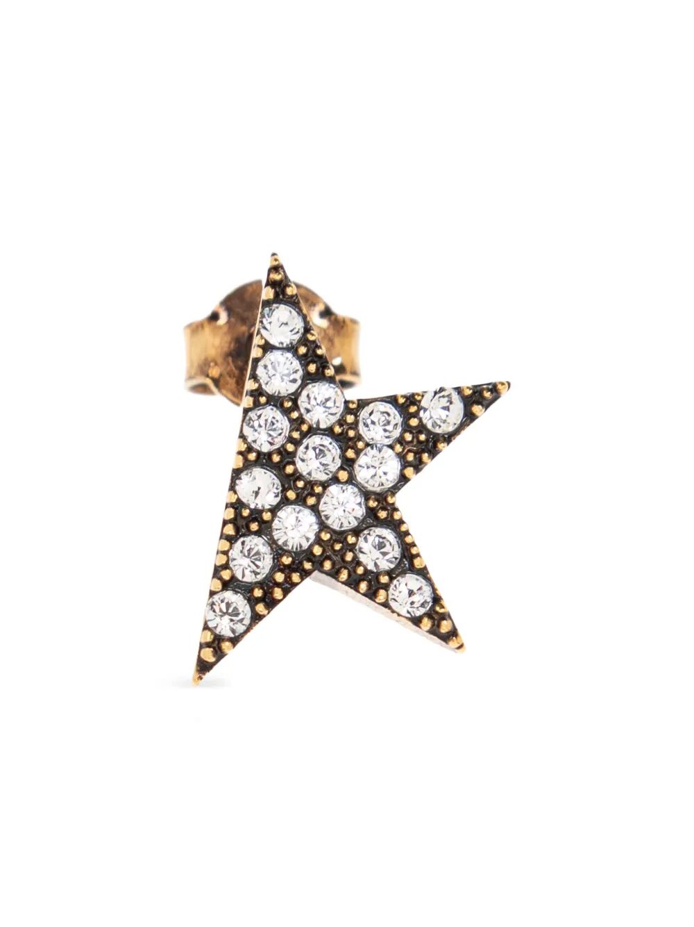 EARRINGS STAR W/CRYSTAL